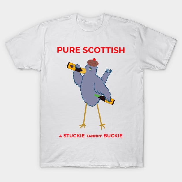 A Stuckie Tannin' Buckie T-Shirt by TimeTravellers